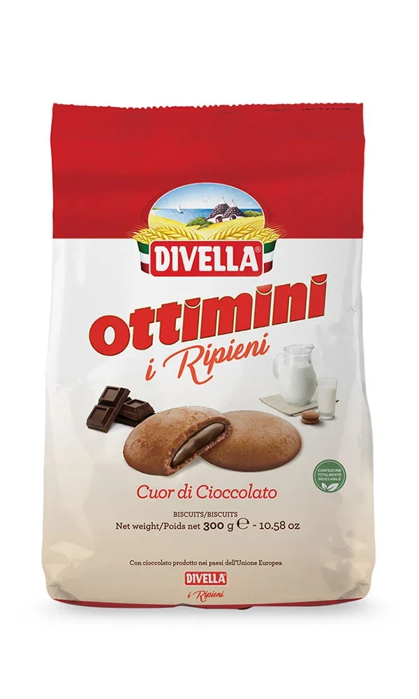 GALLETITAS I RIPIENI DI CIOCCOLATO 300 GR DIVELLA