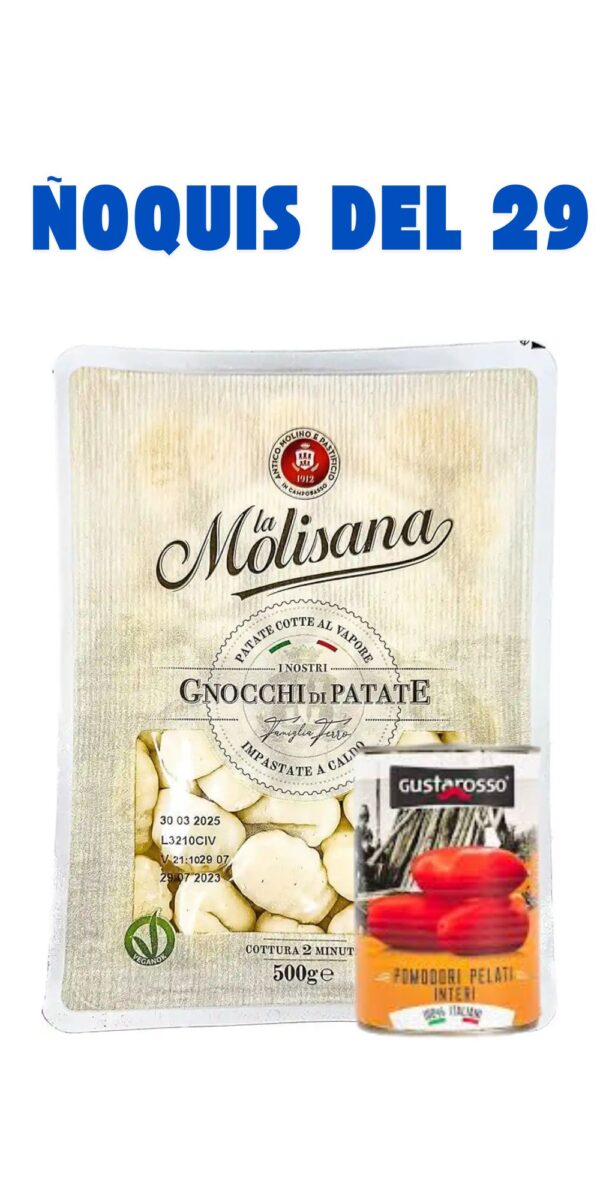 AMA ÑOQUIS DEL 29 X KG + POMODORI BONIFICADO GUSTAROSSO X 400 GR