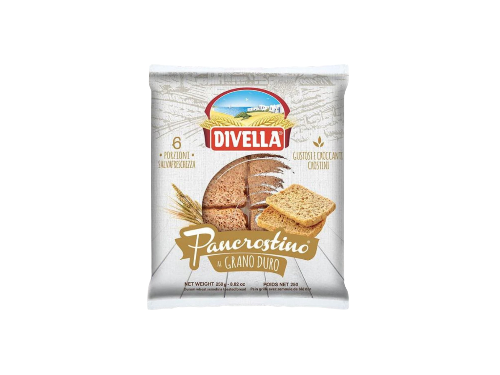 PAN CROSTINO DE SEMOLA X 250 GR