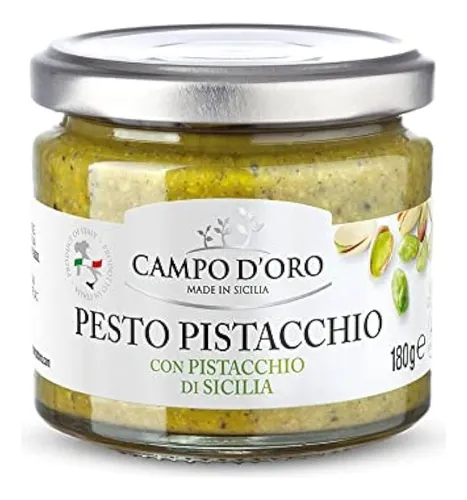 PESTO PISTACCHIO CON PISTACCHIO SICILIA CAMPO D´ ORO 180 GR- ITALIA