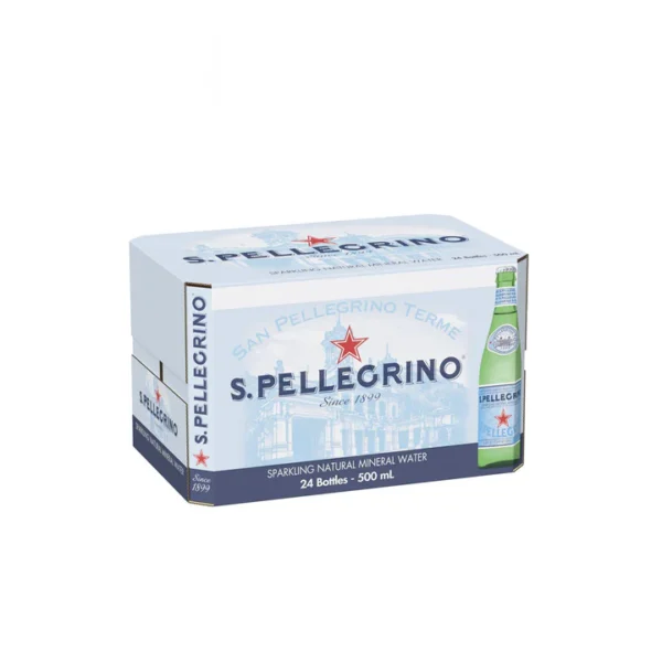 AGUA SAN PELLEGRINO X 500 CC CAJA X 24 U