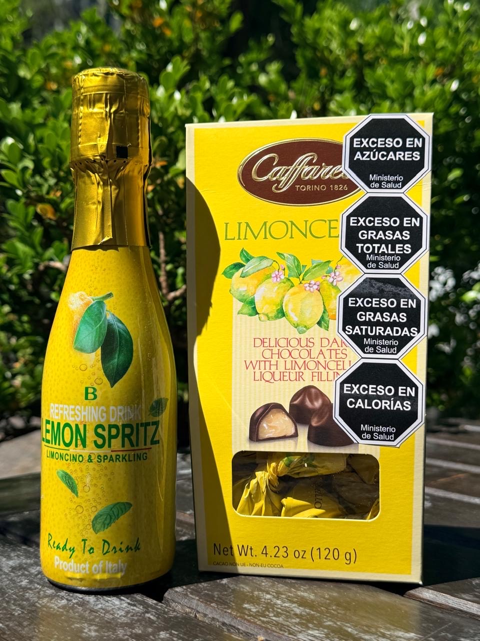 KIT  LEMON SPRTIZZ+ BOMBONES LIMONCELLO CAFFARE