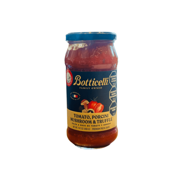 SALSA TOMATO PORCINI MUSHROOM & TRUFFLE BOTTICELLI 400 GR -ITALIA