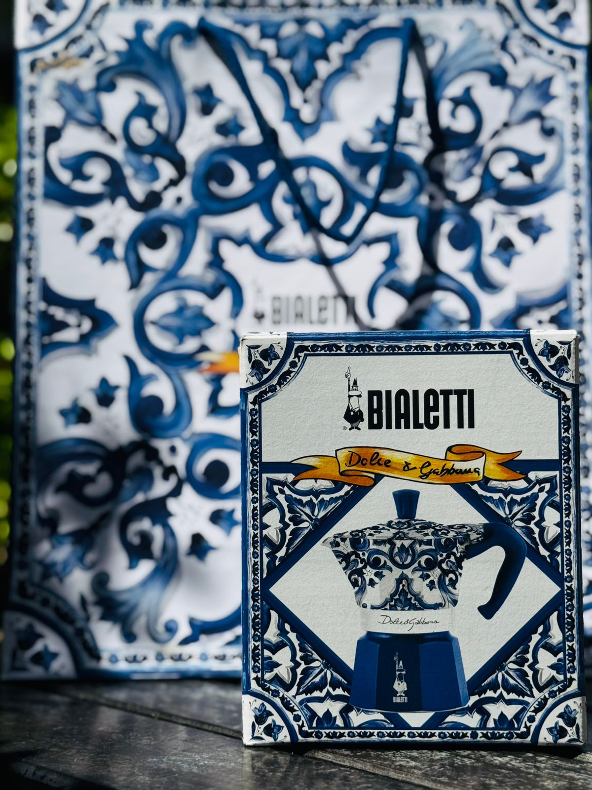 CAFETERA BIALETTI DOLCE& GABBANA 3 TAZAS + BOLSA REGALO