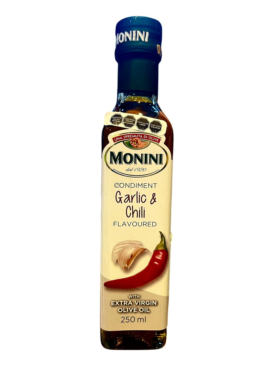ACEITE DE OLIVA MONINI CON AGLIO & PEPERONCINO 250 ML