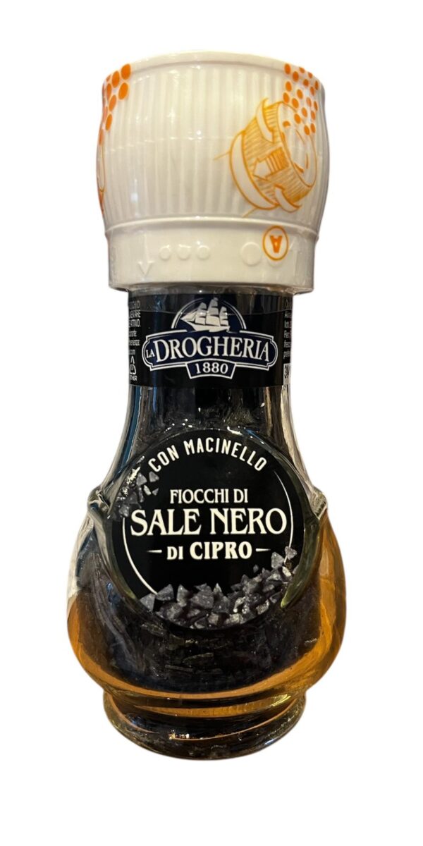 SAL NEGRA EN ESCAMAS MOLINILLO LA DROGHERIA  45 GR