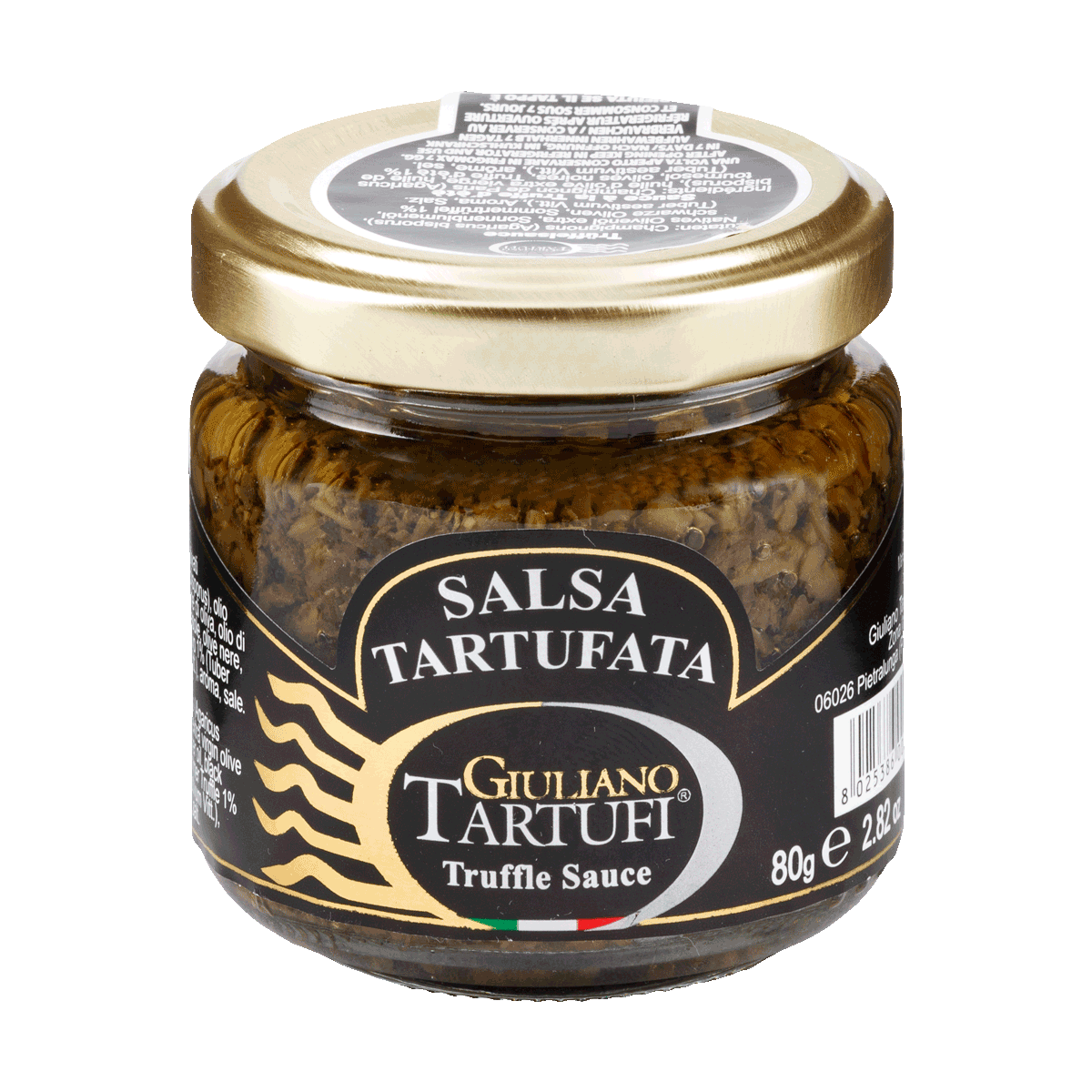 SALSA FUNGHI E TARTUFI GIULIANO TARTUFI 80 GR