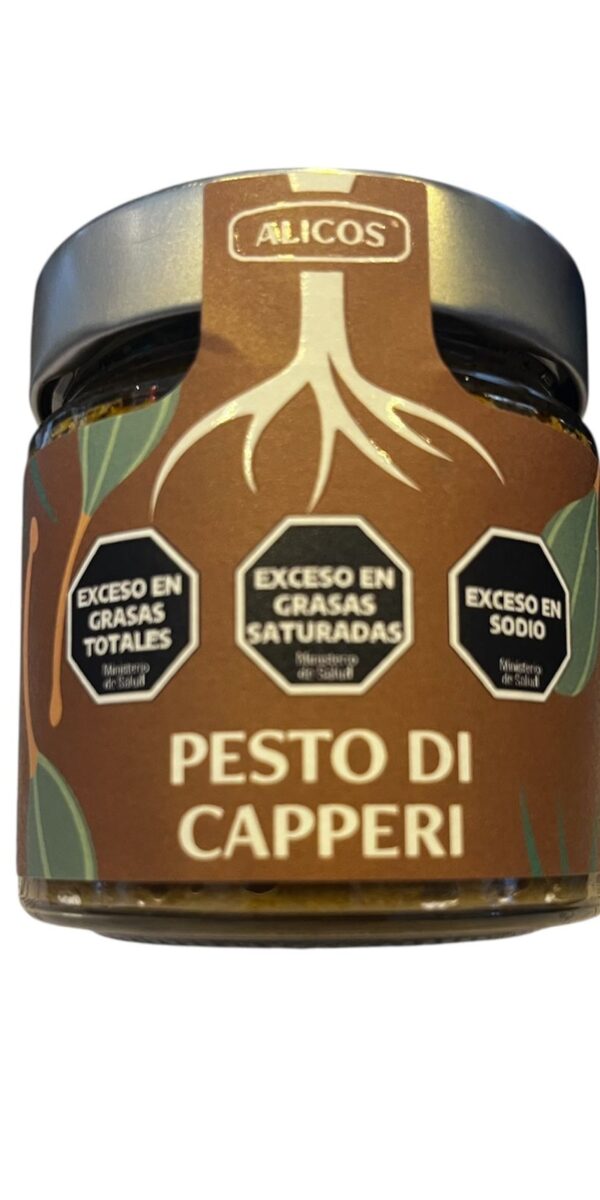PESTO DE ALCAPARRAS  ALICOS 190 GR