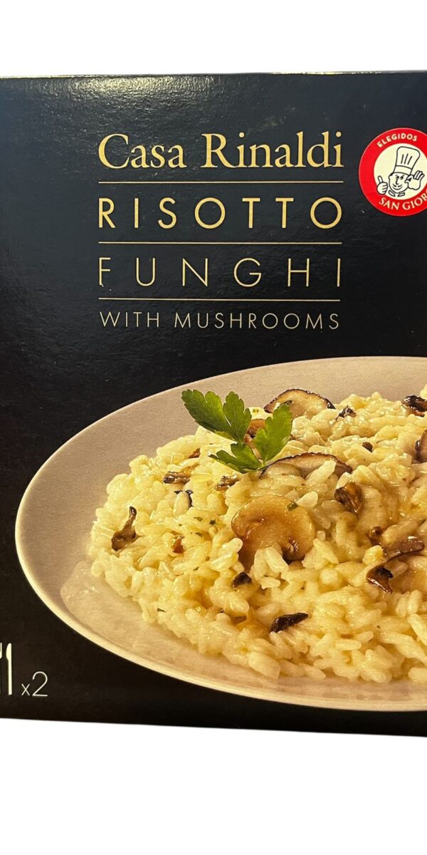 RISOTTO CON FUNGHI 175 GR PARA 2 ITALIANO