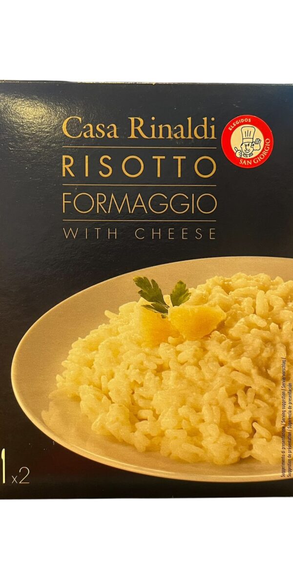 RISOTTO CON FORMAGGIO 175 GR PARA 2 ITALIANO
