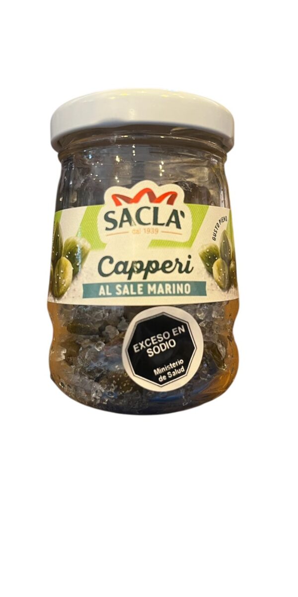 CAPPERI AL SALE MARINO 65 GR SACLA