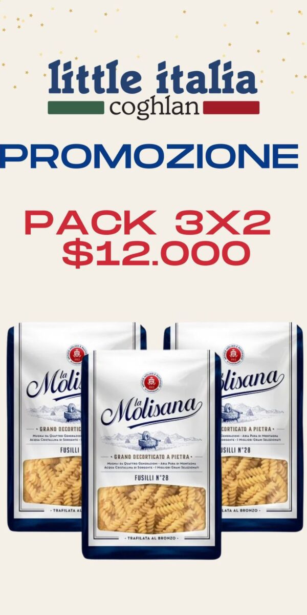 AMA 3X2 PASTA FUSILLI LA MOLISANA X 500 GR -OFERTA