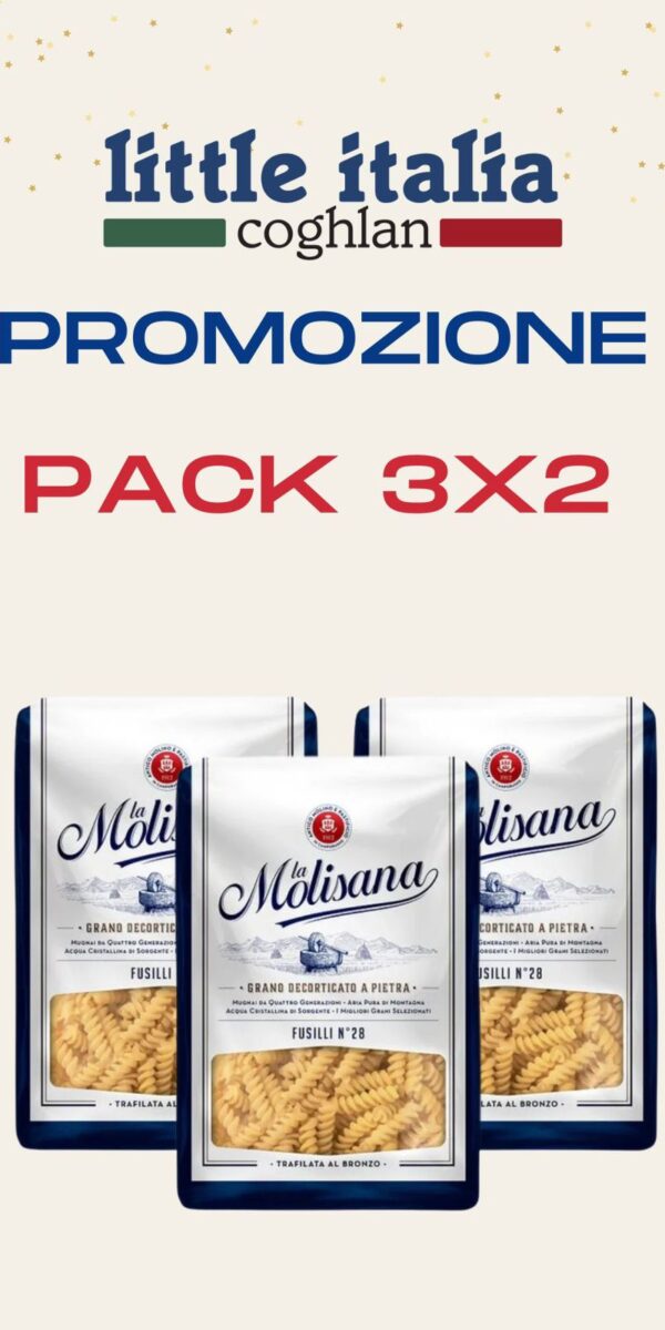3X2 PASTA FUSILLI LA MOLISANA X 500 GR -OFERTA