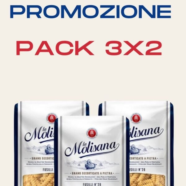 3X2 PASTA FUSILLI LA MOLISANA X 500 GR -OFERTA