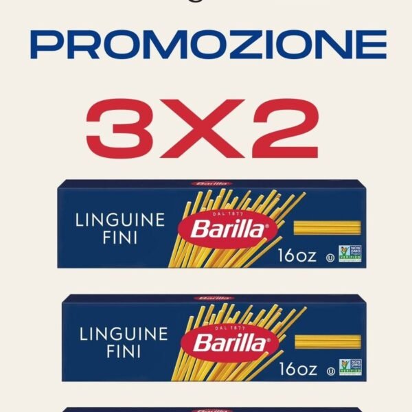 3X2 PASTA LARGA BARILLA LINGUINE X 500 GR