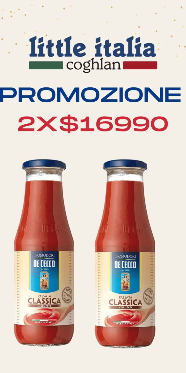 PASSATA DI POMODORO DE CECCO X 2