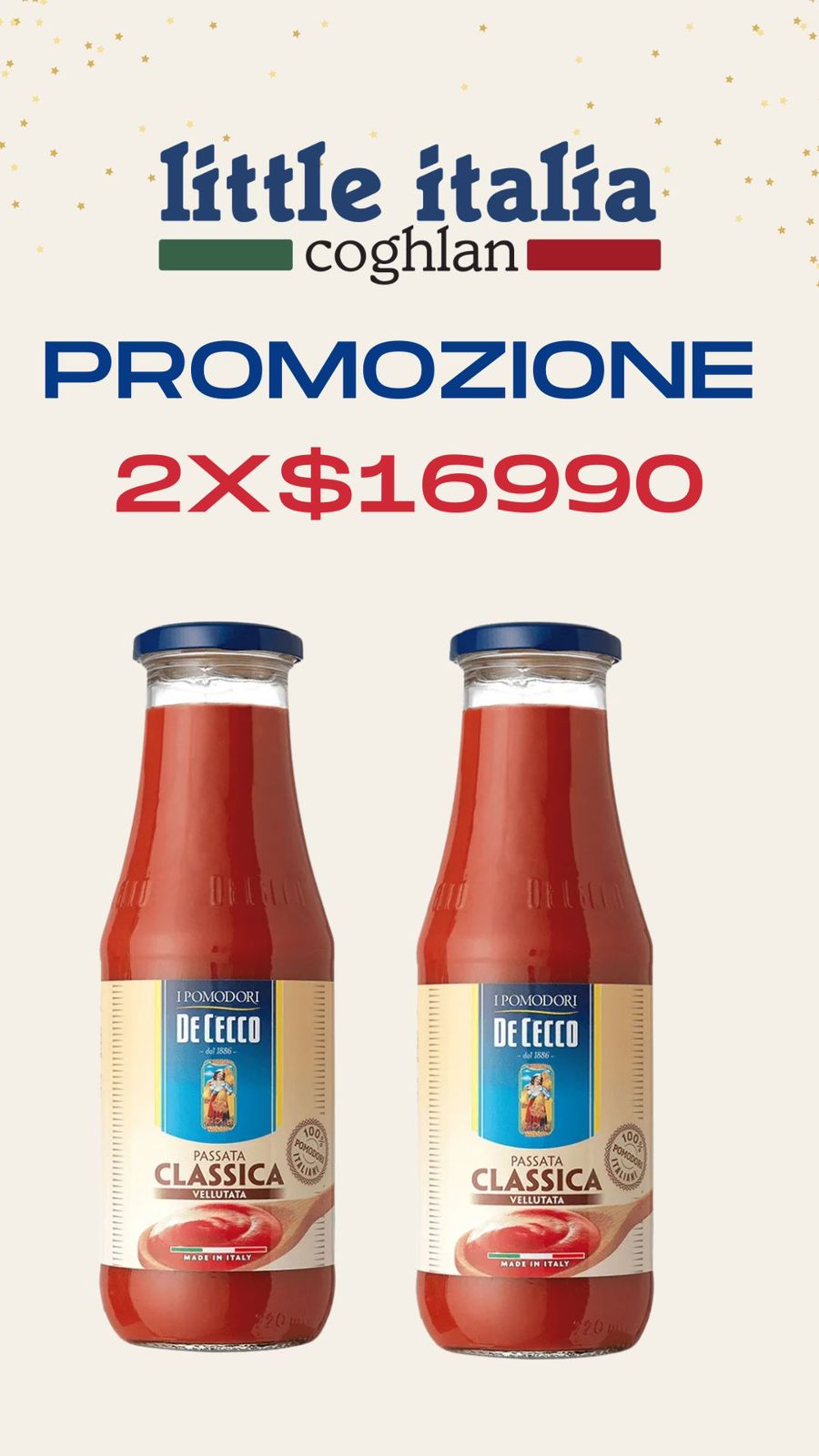 PASSATA DI POMODORO DE CECCO X 2