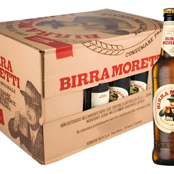 CERVEZA MORETTI PORRON 330 CC CAJA X 24 U- NUEVO OFERTA