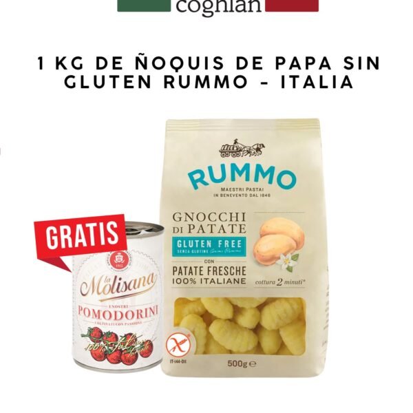 AMA NOQUIS DEL 29 – ÑOQUIS SIN GLUTEN RUMMO 1 KG + GRATIS POMODORINI LA MOLISANA 400 GR