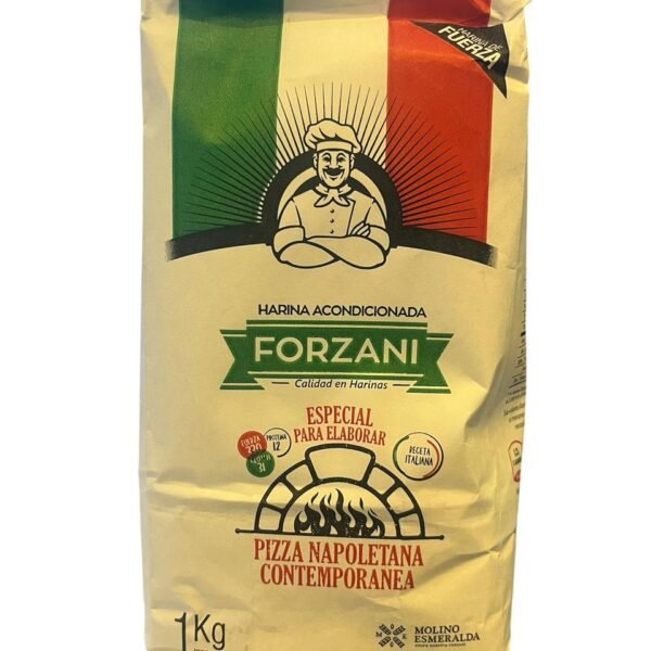 HARINA 000 FORZANI 1 KG PIZZA CONTEMPORANEA