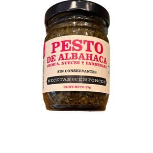 PESTO DE ALBAHACA 85 GR  RECETA DE ENTONCES