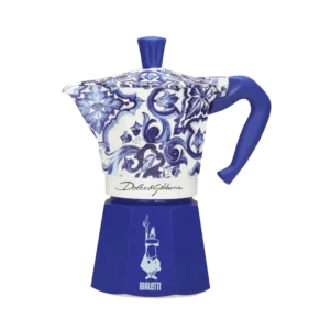 CAFETERA EXPRESS BIALETTI MOKA DOLCE & GABBANA AZUL MEDITERRANEO 6 TAZAS