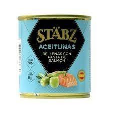 ACEITUNAS STABZ RELLENAS DE PASTA DE SALMON