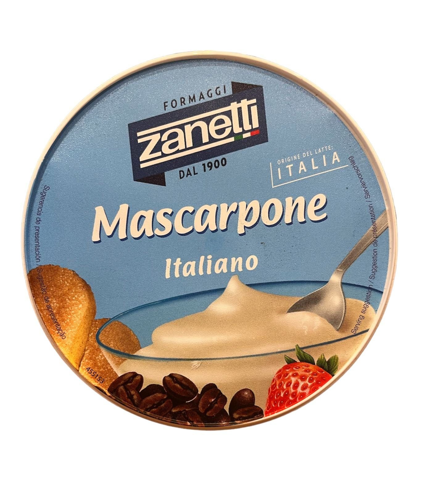 MASCARPONE ZANETTI 250 GR ITALIA