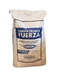 HARINA MANITOBA TIPO 000  FRACCIONADA 15 % PORTEINA 1 KG  LA MANERA