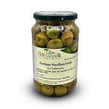 ACEITUNAS VERDES NOCELLARA  X 560 GR PETRUZZELLI FRASCO  -ITALIA