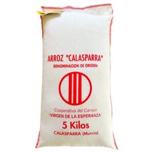 ARROZ CALASPARRA (TIPO BOMBA) PARA PAELLA 5 KG - ESPAÑOL