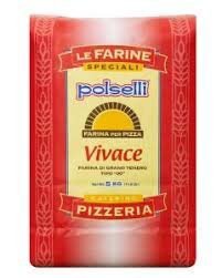 HARINA DE TRIGO 00  -VIVACE X 5 KG MOLINO POLSELLI - ITALIA
