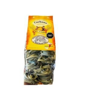 PASTA ITALIANA TAGLIATELLE DE ESPINACA CARBONE X 500 GR