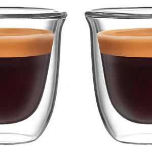 TAZAS FIRENZE X 2 80 ML  VIDRIO BIALETTI