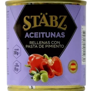 ACEITUNAS STABZ RELLENAS DE PASTA DE PIMIENTO