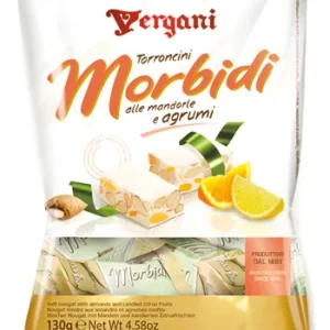 TURRONCITO CON ALMENDRAS Y AGRUMI BAG VERGANI 117 GR
