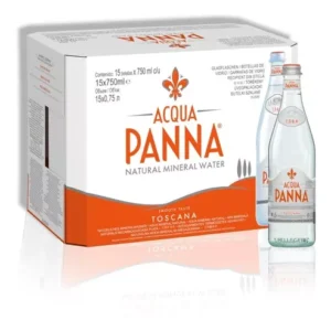 AGUA PANNA 750 ml VIDRIO - TOSCANA  CAJA X 15 UNIDADES