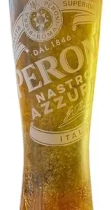 VASO DE VIDRIO PERONI COLECCIONABLE CAP 500 CC