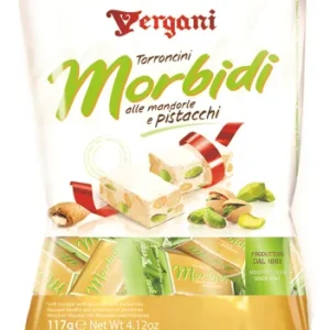 TURRONCITO CON ALMENDRAS Y PÍSTACHOS  BAG VERGANI 117 GR