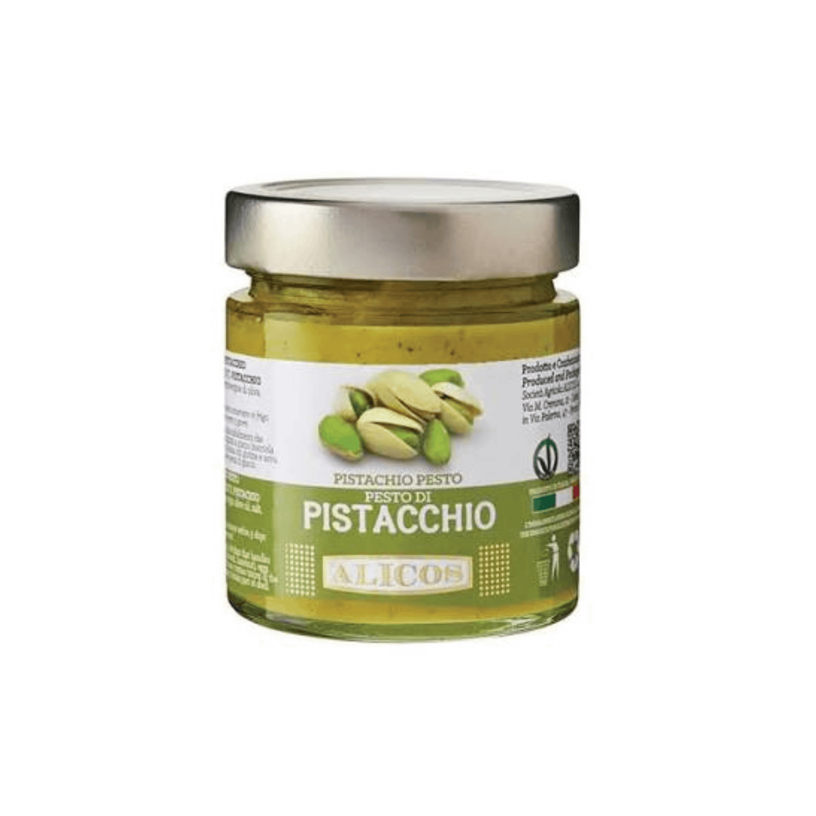 PESTO DI PISTACCHIO ALICOS 190 GR - SICILIA