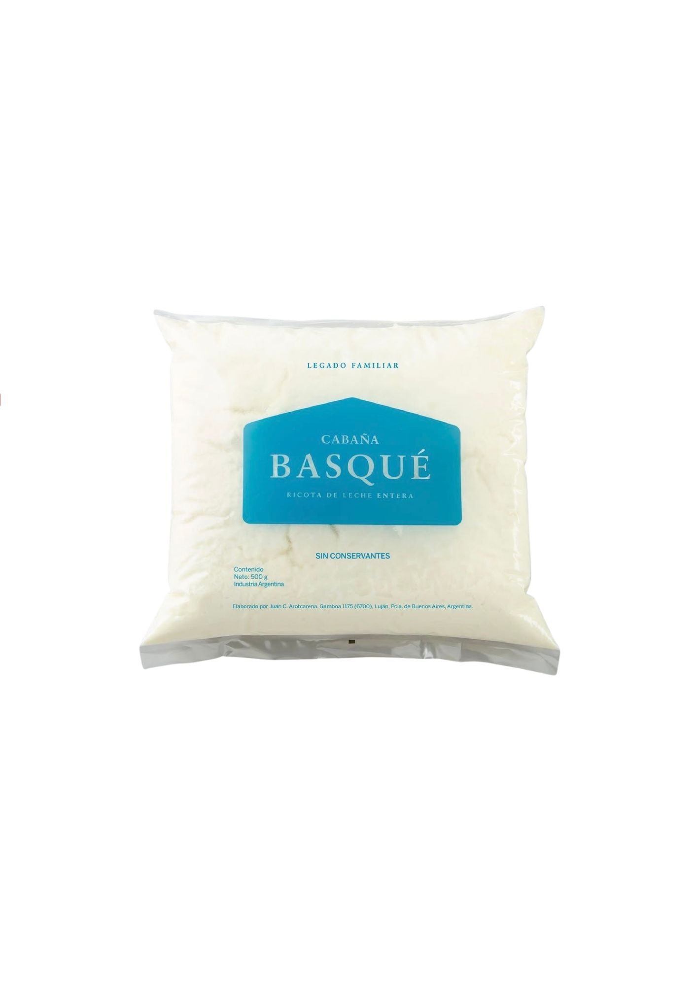 RICOTA CABAÑA BASQUE 500 GR X 2