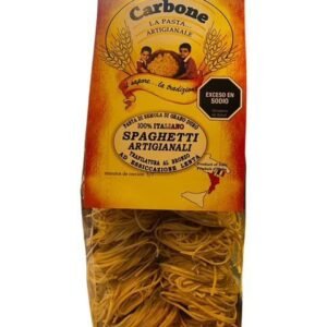 PASTA ITALIANA CARBONE SPAGUETTI NIDI 500 GR