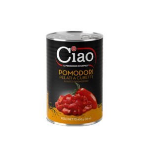 POMODORI ITALIANI A CUBETTI CIAO  X 400 GR x 2 UN.