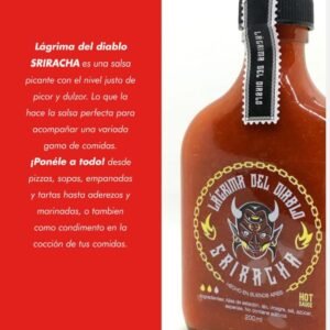 SRIRACHA PICANTE LAGRIMA DEL DIABLO 200 GR PETACA