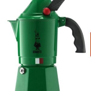 CAFETERA BIALETTI MOKA ALPINA VERDE ITALIANA 3 TAZAS