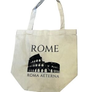 BOLSA TOTE BAG lITTLE ITALIA NATURAL ROMA