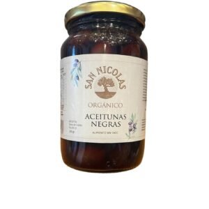 ACEITUNAS NEGRAS SAN NICOLAS  x 250 gr