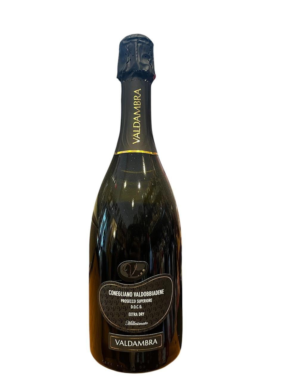 PROSECCO SUPERIORE VALDODOBBIADENE VALDAMBRA EXTRA DRY 750 cc-ITALIA