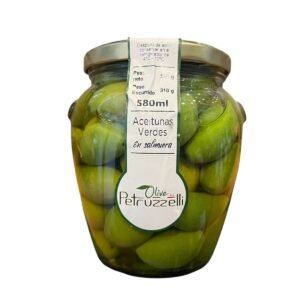 ACEITUNAS VERDES  BELLA DI CERIGNOLA   PETRUZZELLI 560 GR