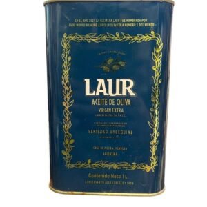 ACEITE DE OLIVA -LITRO LAUR LATA ARBEQUINA